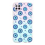PrintiFy Huawei P40 Lite ile Uyumlu 1mm Slim Fit Nazar Boncuğu 1 Baskılı Şeffaf Kılıf