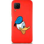 Printify Huawei P40 Lite Soft Premier Kapak Donald Duck-F Tasarımlı Silikon Cep Telefonu Kılıfı