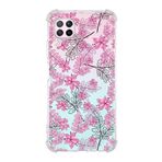 Printify Huawei P40 Lite Uyumlu Köşe Korumalı Antişok Kapak Floral Pembe Tasarımlı Şeffaf Kılıf