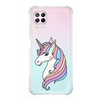 Printify Huawei P40 Lite Uyumlu Köşe Korumalı Antişok Kapak Unicorn Tasarımlı Şeffaf Kılıf