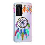 PrintiFy Huawei P40 Pro ile Uyumlu 1mm Slim Fit Nazar Boncuğu 6 Baskılı Şeffaf Kılıf