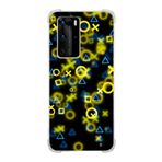 Printify Huawei P40 Pro Uyumlu Köşe Korumalı Antişok Kapak Semboller Tasarımlı Şeffaf Kılıf