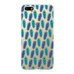 PrintiFy Huawei Y5 2018 ile Uyumlu 1mm Slim Fit Nazar Boncuğu 4 Baskılı Şeffaf Kılıf