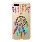 PrintiFy Huawei Y5 2018 ile Uyumlu 1mm Slim Fit Nazar Boncuğu 6 Baskılı Şeffaf Kılıf