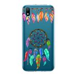 PrintiFy Huawei Y5 2019 ile Uyumlu 1mm Slim Fit Nazar Boncuğu 6 Baskılı Şeffaf Kılıf