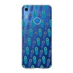 PrintiFy Huawei Y6s ile Uyumlu 1mm Slim Fit Nazar Boncuğu 4 Baskılı Şeffaf Kılıf