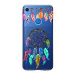 PrintiFy Huawei Y6s ile Uyumlu 1mm Slim Fit Nazar Boncuğu 6 Baskılı Şeffaf Kılıf