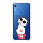 Printify Huawei Y6S Uyumlu Köşe Korumalı Antişok Kapak Coolcat Tasarımlı Şeffaf Kılıf