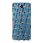 PrintiFy Huawei Y7 2017 ile Uyumlu 1mm Slim Fit Nazar Boncuğu 4 Baskılı Şeffaf Kılıf