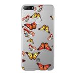 PrintiFy Huawei Y7 2018 ile Uyumlu 1mm Slim Fit Water Color 2 Baskılı Şeffaf Kılıf