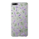 PrintiFy Huawei Y7 2018 ile Uyumlu 1mm Slim Fit Water Color 3 Baskılı Şeffaf Kılıf