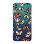 PrintiFy Huawei Y7 2019 ile Uyumlu Water Color 2 Kamera Korumalı Şeffaf Kılıf