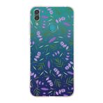 PrintiFy Huawei Y7 2019 ile Uyumlu Water Color 3 Kamera Korumalı Şeffaf Kılıf