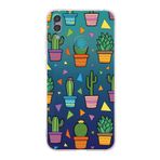 PrintiFy Huawei Y7 2019 ile Uyumlu Water Color 4 Kamera Korumalı Şeffaf Kılıf