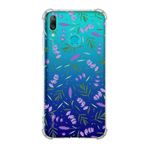 PrintiFy Huawei Y7 2019 Uyumlu Water Color 3 Baskılı Şeffaf Köşe Korumalı Antişok Kılıf