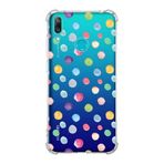 PrintiFy Huawei Y7 2019 Uyumlu Water Color 6 Baskılı Şeffaf Köşe Korumalı Antişok Kılıf