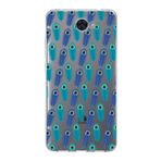 PrintiFy Huawei Y7 ile Uyumlu 1mm Slim Fit Nazar Boncuğu 4 Baskılı Şeffaf Kılıf