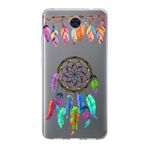 PrintiFy Huawei Y7 ile Uyumlu 1mm Slim Fit Nazar Boncuğu 6 Baskılı Şeffaf Kılıf