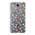 PrintiFy Huawei Y7 ile Uyumlu 1mm Slim Fit Water Color 6 Baskılı Şeffaf Kılıf