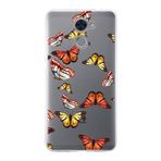 PrintiFy Huawei Y7 Prime ile Uyumlu 1mm Slim Fit Water Color 2 Baskılı Şeffaf Kılıf