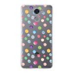 PrintiFy Huawei Y7 Prime ile Uyumlu 1mm Slim Fit Water Color 6 Baskılı Şeffaf Kılıf
