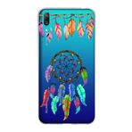 PrintiFy Huawei Y7 Pro 2019 ile Uyumlu 1mm Slim Fit Nazar Boncuğu 6 Baskılı Şeffaf Kılıf