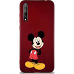 Printify Huawei Y8P Soft Premier Kapak Mickey Mouse-B Tasarımlı Silikon Cep Telefonu Kılıfı