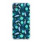 PrintiFy Huawei Y9 2019 ile Uyumlu Nazar Boncuğu 3 Baskılı Kamera Korumalı Şeffaf Silikon Kılıf