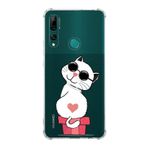 Printify Huawei Y9 Prime 2019 Uyumlu Köşe Korumalı Antişok Kapak Coolcat Tasarımlı Şeffaf Kılıf