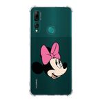 Printify Huawei Y9 Prime 2019 Uyumlu Köşe Korumalı Antişok Kapak Minnie Mouse Tasarımlı Şeffaf Kılıf