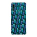 PrintiFy Huawei Y9 Prime 2019 Uyumlu Nazar Boncuğu 4 Baskılı Şeffaf Köşe Korumalı Antişok Kılıf
