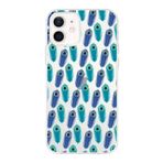 Printify iPhone 12 İle Uyumlu 1mm Slim Fit Nazar Boncuğu 4 Baskılı Şeffaf Kılıf