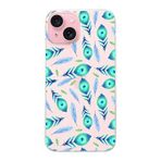 Printify iPhone 15 Plus İle Uyumlu 1mm Slim Fit Nazar Boncuğu 3 Baskılı Şeffaf Kılıf