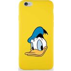 Printify Iphone 6 Soft Premier Kapak Donald Duck-B Tasarımlı Silikon Kılıf - Sarı