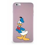 Printify Iphone 6S Plus Soft Uyumlu Premier Kapak Donald Duck-D Tasarımlı Silikon Kılıf - Pudra
