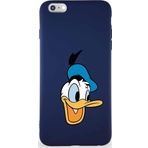 Printify Iphone 6S Plus Uyumlu Soft Premier Kapak Donald Duck-A Tasarımlı Silikon Kılıf - Lacivert