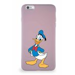 Printify Iphone 6S Plus Uyumlu Soft Premier Kapak Donald Duck-C Tasarımlı Silikon Kılıf - Pudra