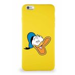 Printify Iphone 6S Plus Uyumlu Soft Premier Kapak Donald Duck-E Tasarımlı Silikon Kılıf - Sarı