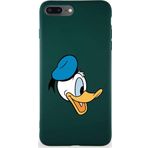 Printify Iphone 8 Plus Uyumlu Soft Premier Kapak Donald Duck-F Tasarımlı Silikon Kılıf - Yeşil