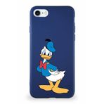 Printify Iphone Se 2022 Soft Premier Kapak Donald Duck-D Tasarımlı Silikon Kılıf - Lacivert