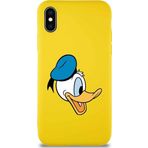 Printify Iphone X Soft Premier Kapak Donald Duck-F Tasarımlı Silikon Kılıf - Sarıuyumlu