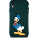 Printify Iphone Xr Soft Premier Kapak Donald Duck-D Tasarımlı Silikon Kılıf - Yeşil