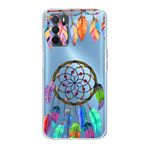 PrintiFy Oppo A16 ile Uyumlu 1mm Slim Fit Nazar Boncuğu 6 Baskılı Şeffaf Kılıf