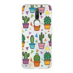PrintiFy Oppo A9 2020 ile Uyumlu 1mm Slim Fit Water Color 4 Baskılı Şeffaf Kılıf