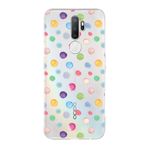 PrintiFy Oppo A9 2020 ile Uyumlu 1mm Slim Fit Water Color 6 Baskılı Şeffaf Kılıf