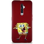 Printify Oppo Reno 2Z Soft Premier Kapak Sünger Bob Tasarımlı Silikon Cep Telefonu Kılıfı
