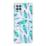 PrintiFy Oppo Reno 4 Lite ile Uyumlu 1mm Slim Fit Nazar Boncuğu 3 Baskılı Şeffaf Kılıf