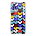 PrintiFy Poco M4 Pro 4G ile Uyumlu Water Color 1 Kamera Korumalı Şeffaf Kılıf
