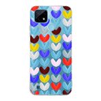 PrintiFy Realme C21 ile Uyumlu 1mm Slim Fit Water Color 1 Baskılı Şeffaf Kılıf