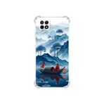 PrintiFy Realme C21 ile Uyumlu Simya Serisi Sonsuz Akış Tasarımlı Uv Baskılı Köşe Korumalı Antişok Kılıf
